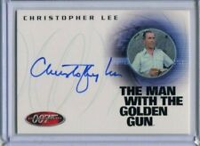 JAMES BOND 40th Anniversary - official trading card auto A9 - Christopher Lee