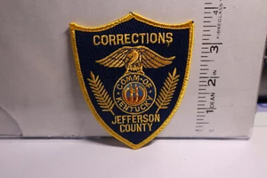 police patch JEFFERSON COUNTY CORRECTIONS KENTUCKY - Picture 1 of 1