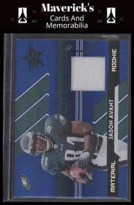 Jason Avant 2006 Leaf Rookies & Stars Longevity Sapphire #/249 Game Used Patch - Picture 1 of 2