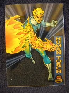 FLEER Marvel Universe 94 - Suspended Animation Insert #2 Human Torch - Picture 1 of 2