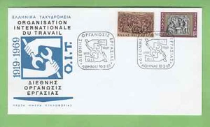 Greece OIT International Labour Organisation FDC first day cover 1919-1969 - Picture 1 of 3