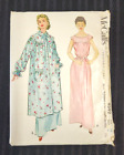 1953 McCall's ?The First Printed Pattern? #9592 Nightgown & Robe Size 18 Bust 36