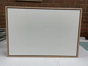 Artist Canvas With Oak Float Frame Ready To Paint 900mm X 600mm - Picture 1 of 3