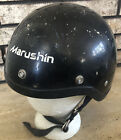 Marushin half shell Open Face Helmet size S 6-7/8 MZ-H Made in Japan BEAT UP vtg