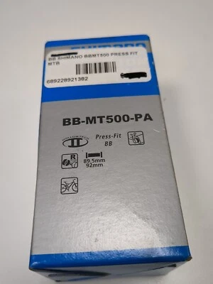 Shimano BB-MT500 HT II 24mm Press-Fit BB89.5/BB92 Bottom Bracket 689228921382 - Image 1 of 2