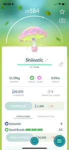 Pokemon TRADE - #756 Shiinotic !! Safe, Cheap & Fast !! - Picture 1 of 1