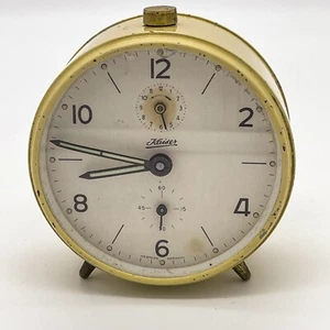 Vintage Kaiser Wecker Tabletop Alarm Mechanically Hand Wound Made IN Germany - Picture 1 of 10