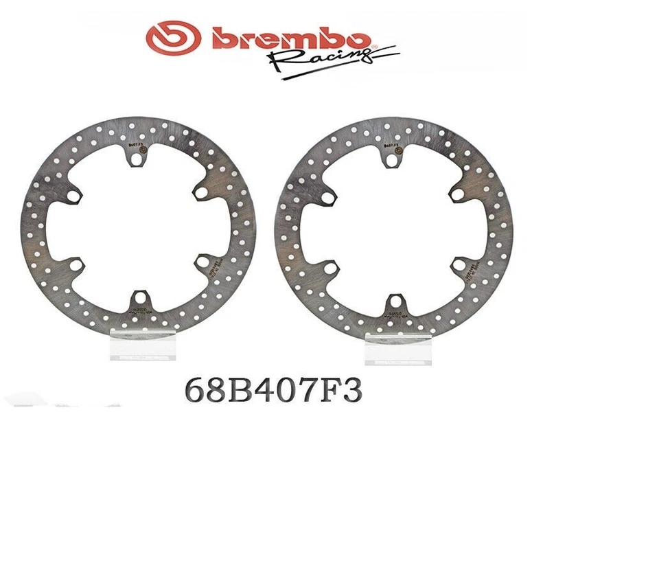 Par de discos de freno delanteros Brembo dorados KTM 990 Adventure S 2006-2007 2008 Foto 1 de 1