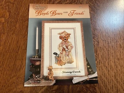 Stoney Creek Collection Boyds Bears “The Graduate”Counted Cross Stitch Patterns - Image 1 of 4