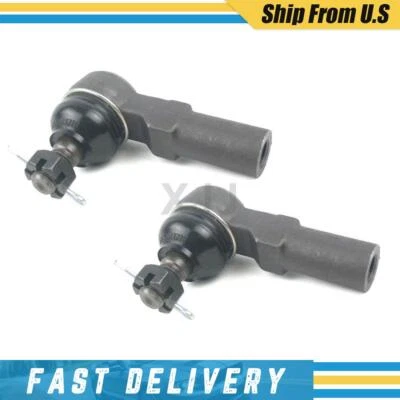 Set of 2 Front Outer Steering Tie Rod End For 1995-1998 Toyota T100 - Image 1 of 3