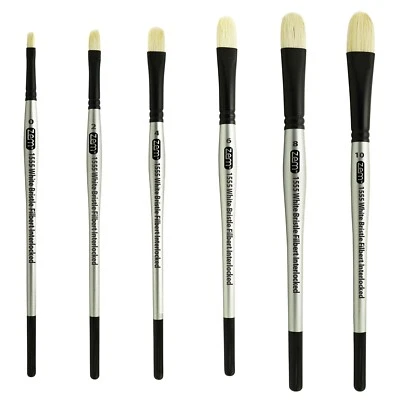 AS-110 Chungking White Hog Bristle Filberts Brush Set 6 pcs - image 1 of 4