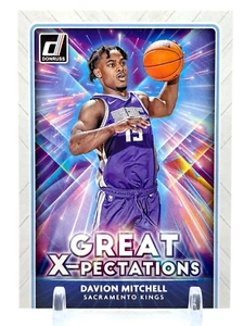 2021-22 Panini Donruss Basketball 1 Davion Mitchell Rookie RC Great X-pectations - Picture 1 of 2