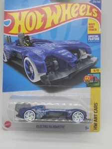 Hot Wheels #213/250 Blu 9/10 ELECTRO SILHOUETTE 2021 - Foto 1 di 8
