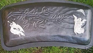 Leaf angel bench mold concrete plaster .150 abs plastic mould 31" x 15" x 2" - Picture 1 of 8
