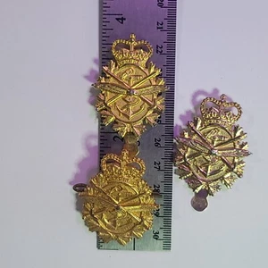 Canadian Forces Cornflake Recruit Triservice Cap Badge 3 Lot - Picture 1 of 7