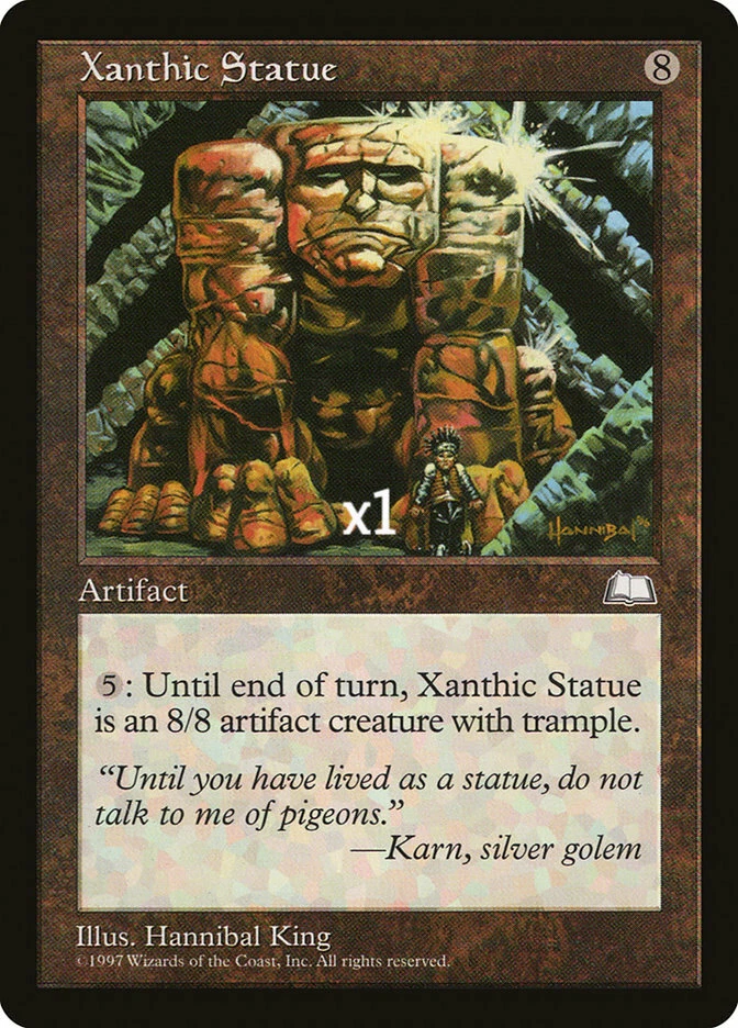 MTG Weatherlight WTH Xanthic Statue NM/M ::Reserved List:: - Image 1 of 1