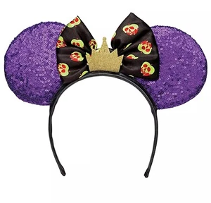 NUEVA 2023 Diadema Reina Malvada Villanos Disney Blancanieves Orejas de Minnie Disneyland - Imagen 1 de 2
