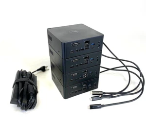 Lot of (4) Dell TB16 KA16 Thunderbolt Laptop Docking Station USB-C K16A001 - Picture 1 of 14