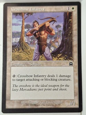 Crossbow Infantry - Mercadian Masques - Magic the Gathering MTG Nice! - Image 1 of 2
