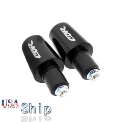 USA Handle Bar End Plug Grip Ends Caps For HONDA CB900F CBR600RR CBR1000RR Black - Image 1 of 4