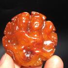 53g Natural Crystal.Ancient jade.Hand-carved.Exquisite Human Art healing 85