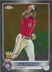 2022 TOPPS Chrome #25 ADOLIS GARCIA TOPPS RATED ROOKIE - Picture 1 of 2