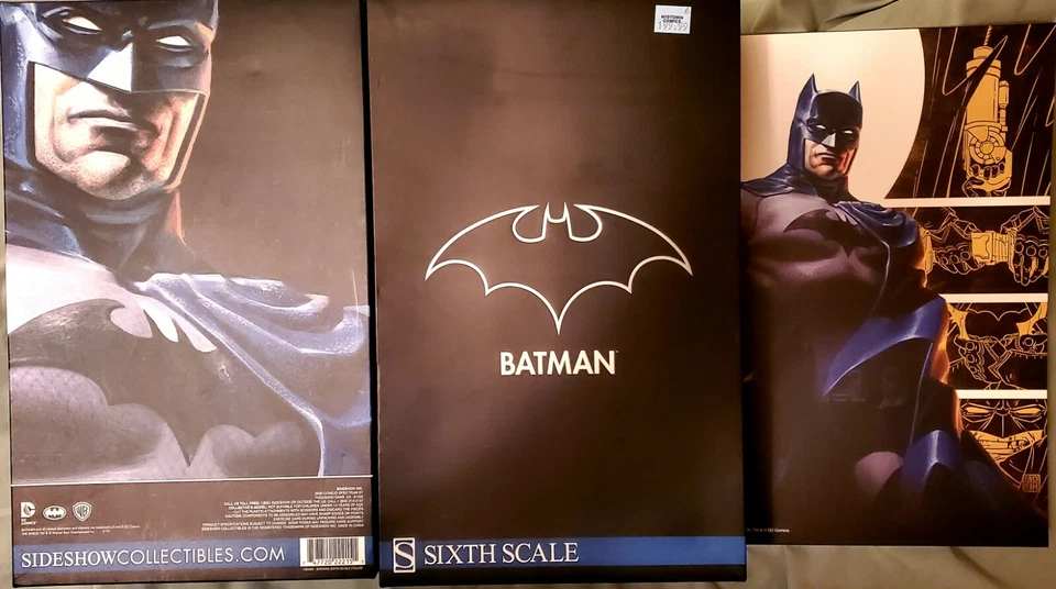 "Figura exclusiva de Batman DC Comics de Sideshow Collectibles escala 1/6 SOLO EN CAJA" Foto 1 de 1