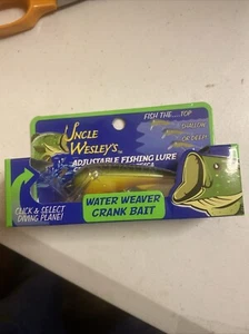 2011 UNCLE WESLEY'S Adjustable Lure 1/3oz. Water Weaver Crank Bait Redeye Sunny - Picture 1 of 4