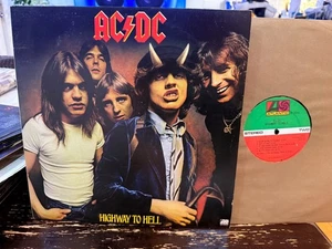 AC/DC Highway To Hell 1979 PRESS Atlantic SD 19244 VG++ TO NM- VINYL LP NICE! - Picture 1 of 3