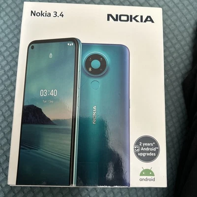 Nokia 3.4 Smartphone 32GB, Unlocked, Charcoal - Image 1 of 2