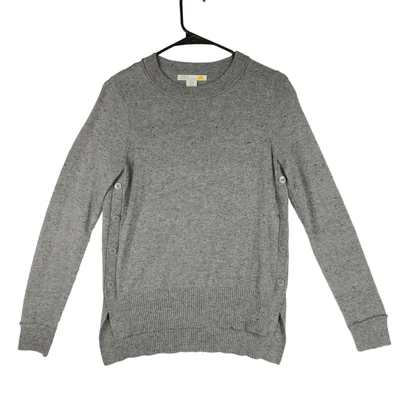 C&C California M Womens Sweater Gray Pullover Merino Wool Alpaca Nylon - Image 1 of 4