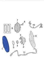 2021-2023 Brake Rotor, Left - Mopar (68474087AC) - Picture 1 of 2