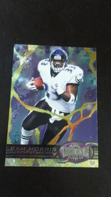 1997 Skybox Metal Universe - Bam Morris #163-Football-FREE SHIPPING - Image 1 of 3