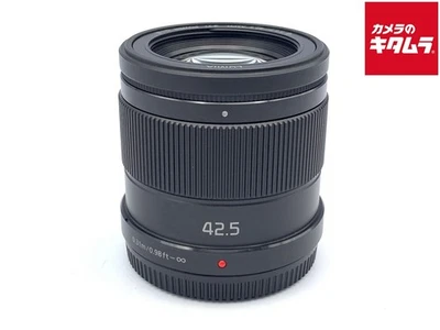 Panasonic Lumix G 42,5 mm F1,7 ASPH. POWER O.I.S. H-HS043-K BK -Como nuevo- 1886 Foto 1 de 3