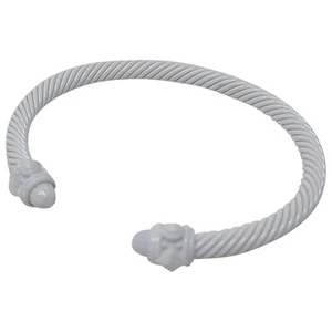 Brazalete de metal renacentista de aluminio blanco David Yurman - Imagen 1 de 5