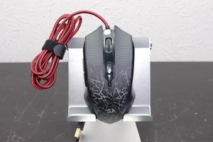 Redragon S107 USB Wired Optical Gaming Mouse, Red Illumination, 3200DPI - Picture 1 of 5