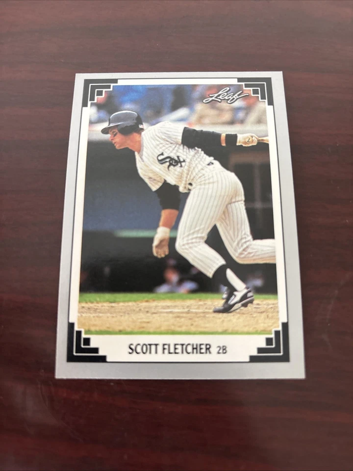 1991 Leaf Scott Fletcher Chicago White Sox #306 NM-MINT - Image 1 of 1
