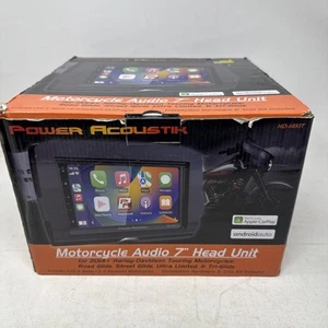 Power Acoustik HD-14KIT Harley Davidson 7 Inch Apple CarPlay Android Plug + Play - Picture 1 of 6