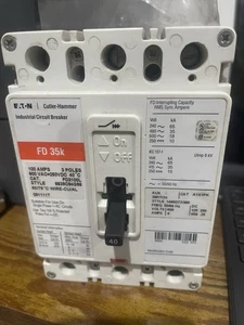 EATON/ CUTLER HAMMER FD 35k FD3100L  Industrial Circuit Breaker. - Picture 1 of 7
