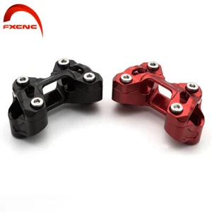 For Ducati MONSTER 696 2008-2011 2012 2013 2014 CNC 22mm/28mm Handlebar Clamp - Picture 1 of 7