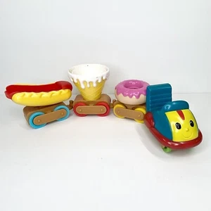 2013 Paul Frank Julius Junior Toy Train Mattel -Hot Dog, Ice Cream, Donut - Picture 1 of 4