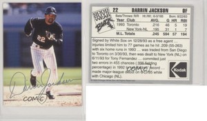 1994 Kodak Chicago White Sox Darrin Jackson #22