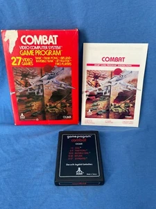Videojuego Atari 2600 1978 Combat Atari - De colección CIB completo en caja con manual - Imagen 1 de 13