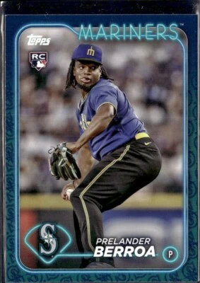 2024 TOPPS SERIES 1 TEAM LOGO #36 PRELANDER BERROA RC - Image 1 of 2