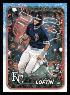2024 Topps Holiday #H30 Nick Loftin RC - Image 1 of 2