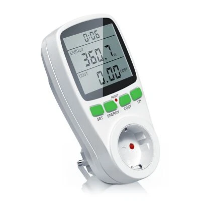 Arendo Energiekostenmessgerät / Stromverbrauchszähler mit Kinderschutzsicherung - Bild 1 von 4