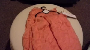 New With Tags Taleen Fashion Scarf Pashmina Shawl Wrap--Peach/Tangerine - Picture 1 of 2