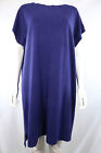 M&S Ladies Knitted Dress/Tunic Top Sapphire Blue UK Size 18