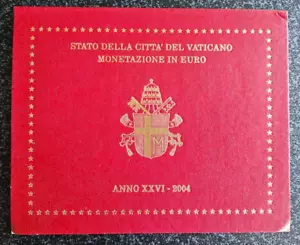 VATICAN - VATICANO - COFFRET VATICAN MONETAZIONE IN EURO 2004. - Imagen 1 de 3