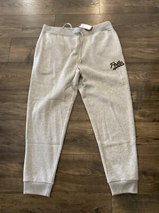 Pantalones deportivos Polo Ralph Lauren deletreados camuflados con logotipo de escritura grises nuevos con etiquetas para hombre XXL - Imagen 1 de 5